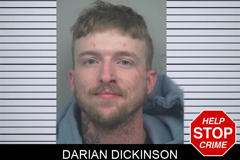Darian Dickinson mugshot