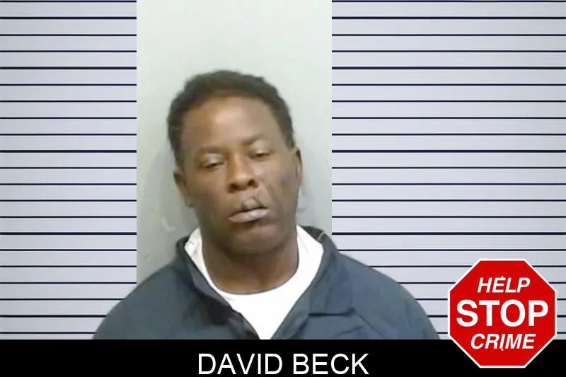 David Beck mugshot