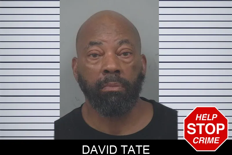 David Tate mugshot