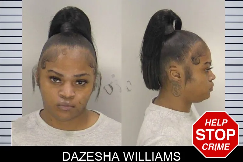 Dazesha Williams Mugshots