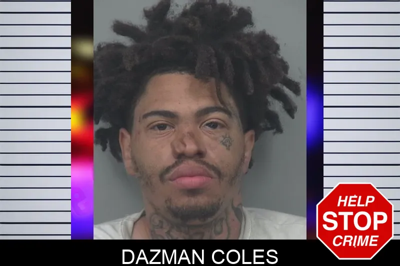 Dazman Coles Mugshots