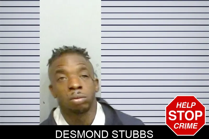 Desmond Stubbs mugshot