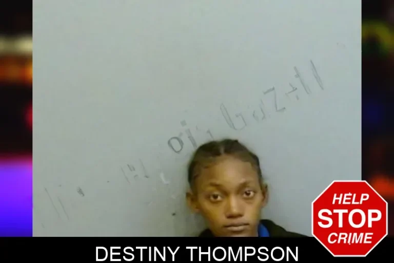 Destiny Thompson mugshot – Fulton County , Georgia Destiny Thompson