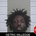 Detric Milledge Mugshots
