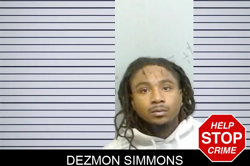 Dezmon Simmons mugshot