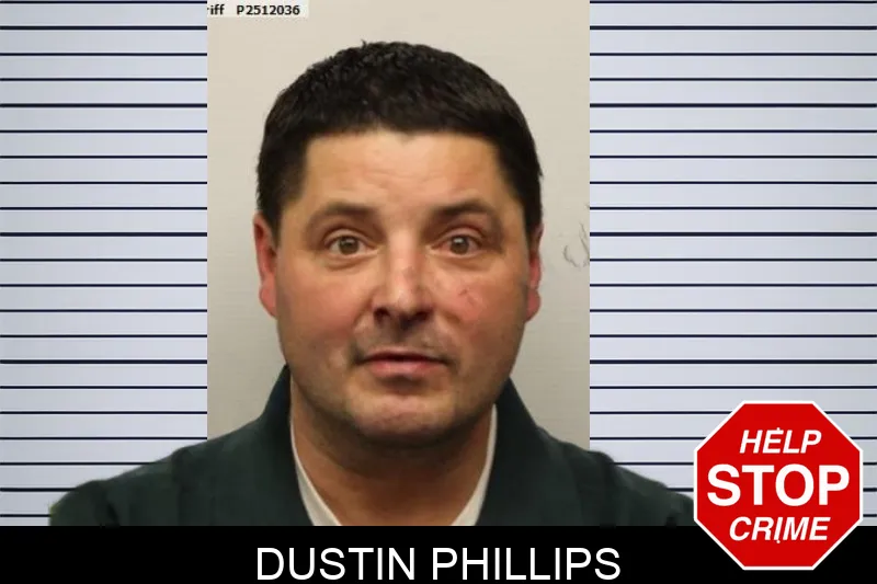 Dustin Phillips mugshot