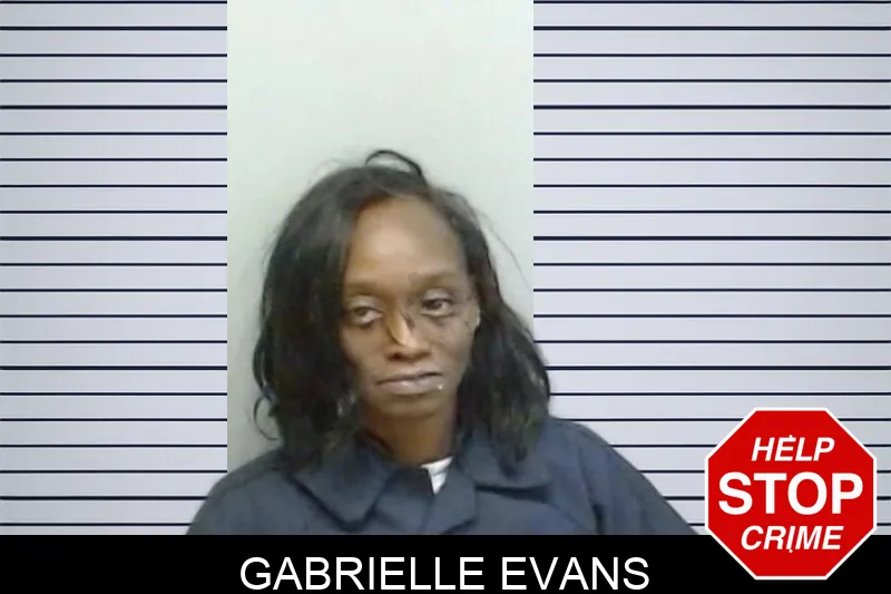Gabrielle Evans Mugshots