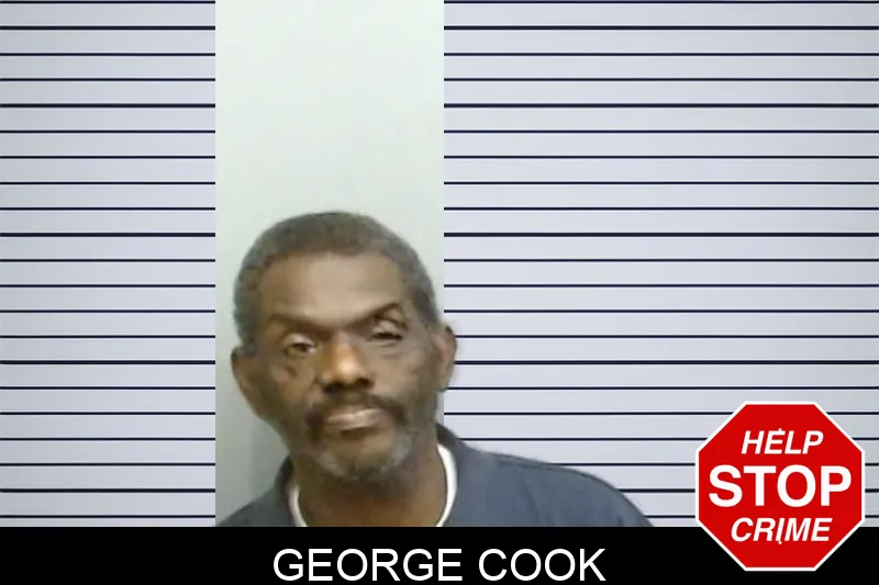 George Cook mugshot