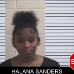 Halana Sanders Mugshots