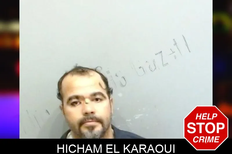 Hicham El Karaoui mugshot