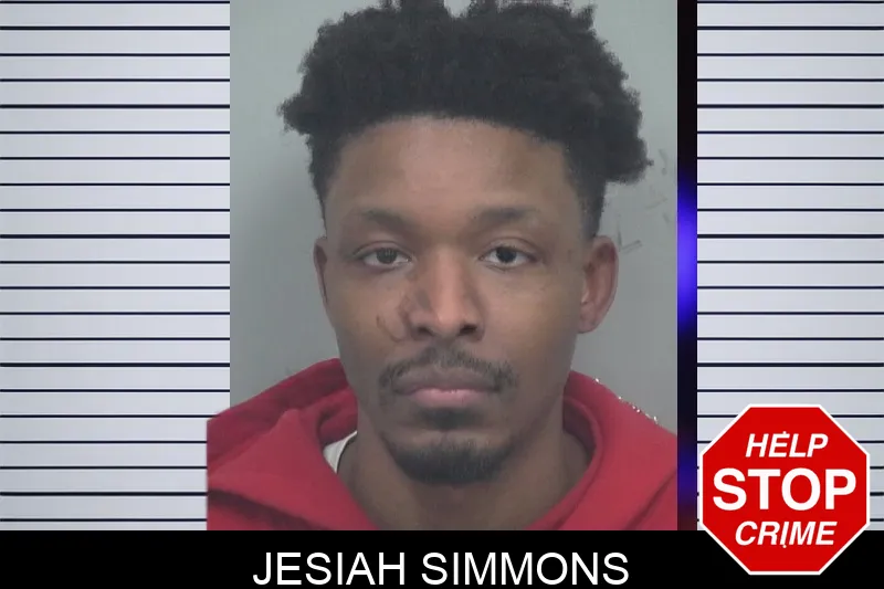 Jesiah Simmons mugshot