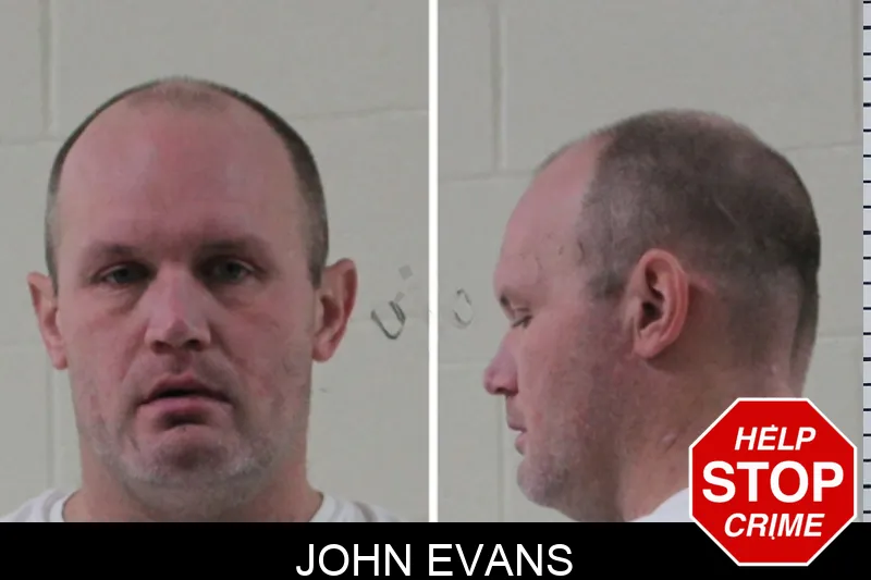 John Evans Mugshots