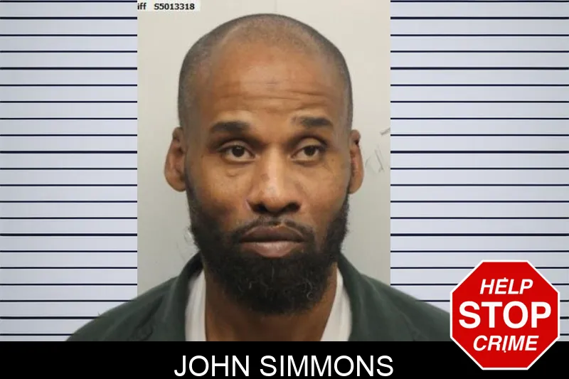 John Simmons mugshot