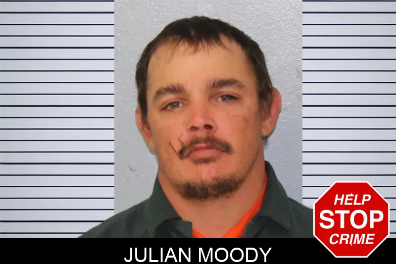Julian Moody Mugshots