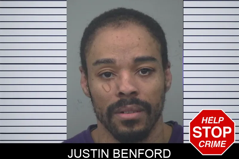Justin Benford mugshot