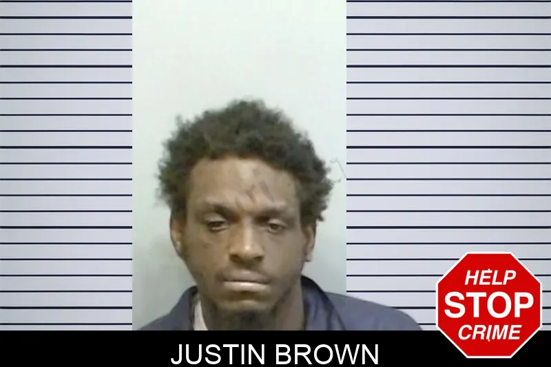 Justin Brown mugshot