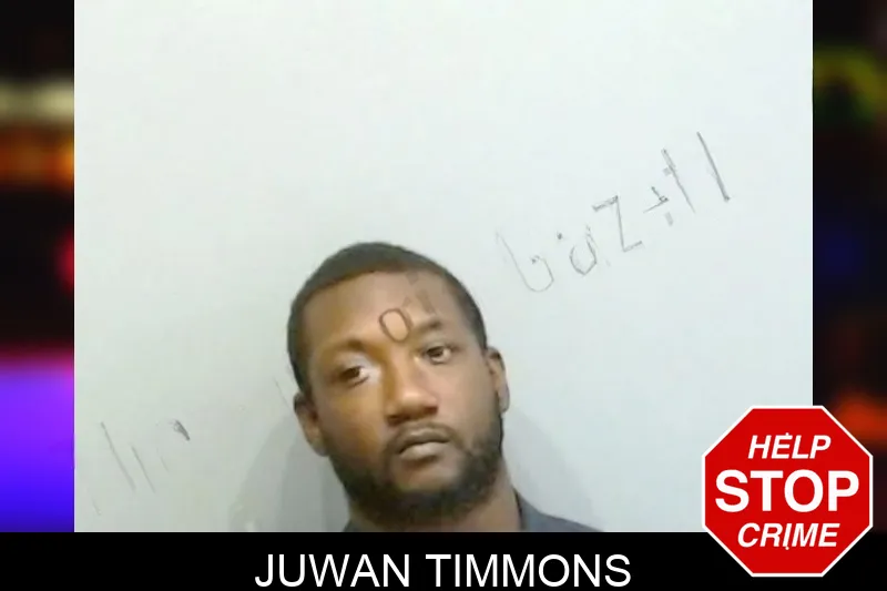 Juwan Timmons Mugshots