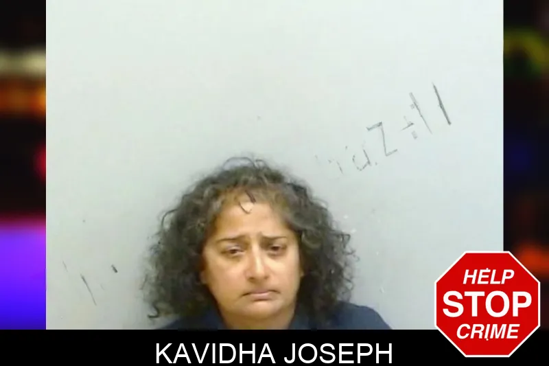 Kavidha Joseph mugshot