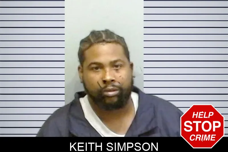 Keith Simpson Mugshots