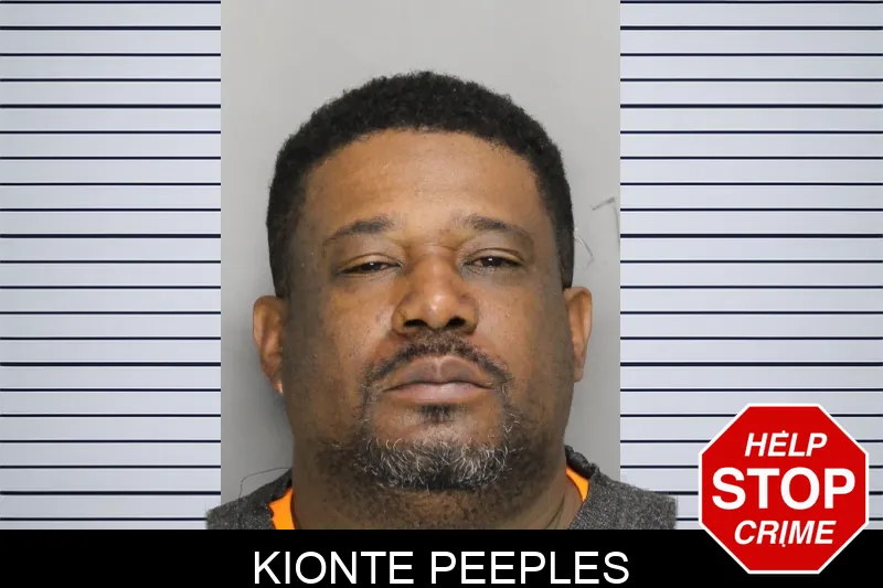 Kionte Peeples mugshot