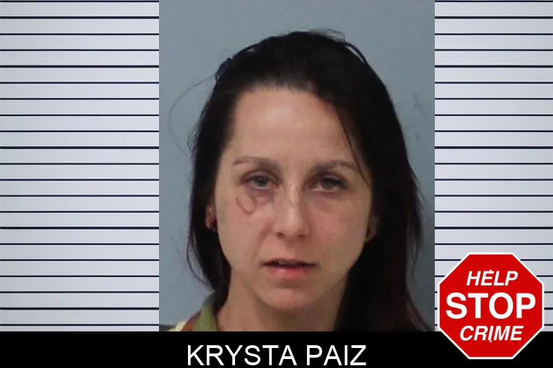 Krysta Paiz Mugshots