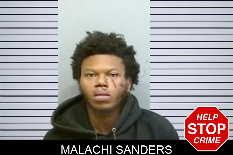 Malachi Sanders mugshot