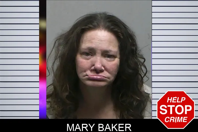 Mary Baker Mugshots