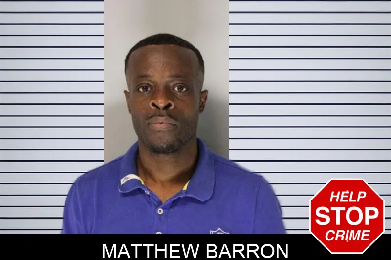 Matthew Barron Mugshots