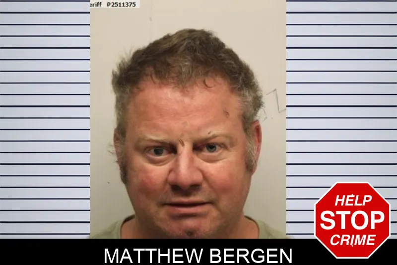 Matthew Bergen mugshot
