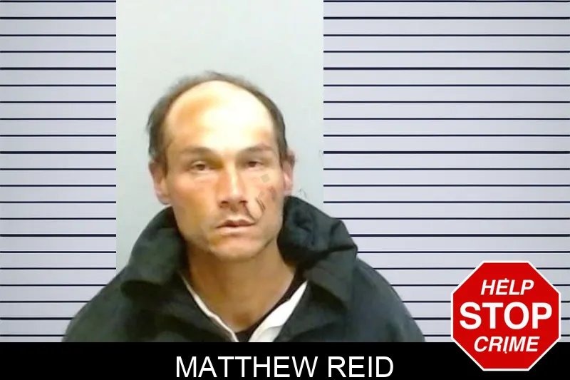Matthew Reid mugshot