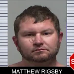Matthew Rigsby Mugshots