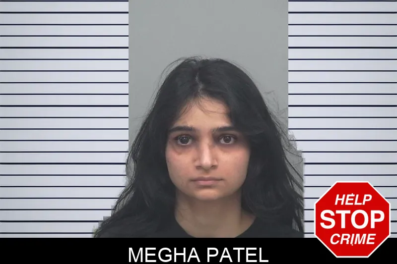 Megha Patel Mugshots