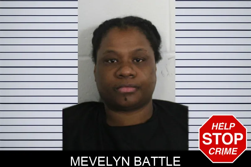 Mevelyn Battle Mugshots