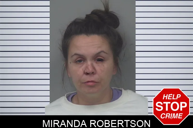 Miranda Robertson mugshot