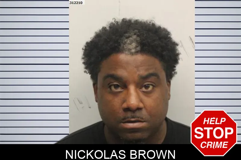 Nickolas Brown mugshot