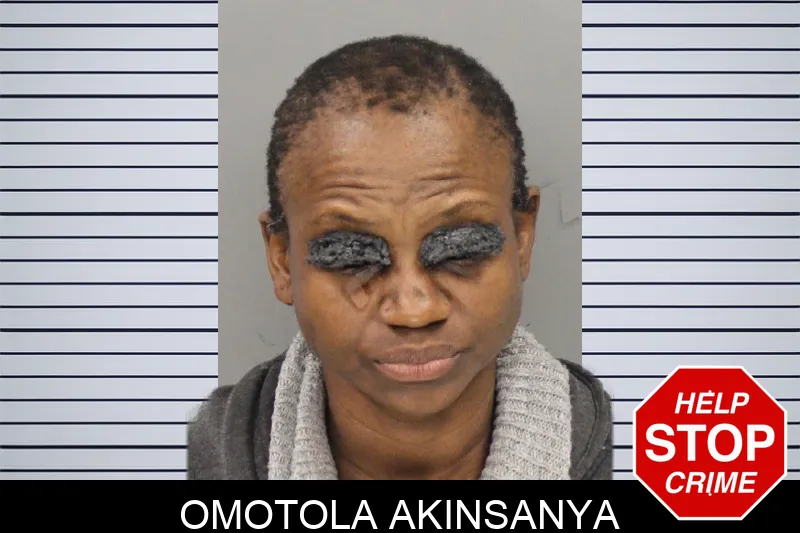 Omotola Akinsanya Mugshots