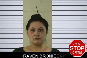 Raven Broniecki mugshot