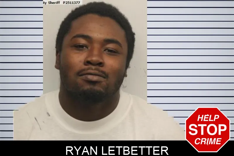 Ryan Letbetter mugshot