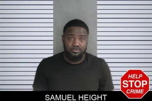 Samuel Height mugshot