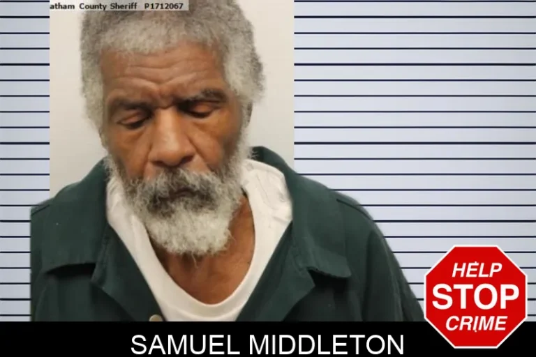 Samuel Middleton mugshot – Chatham County , Georgia Samuel Middleton