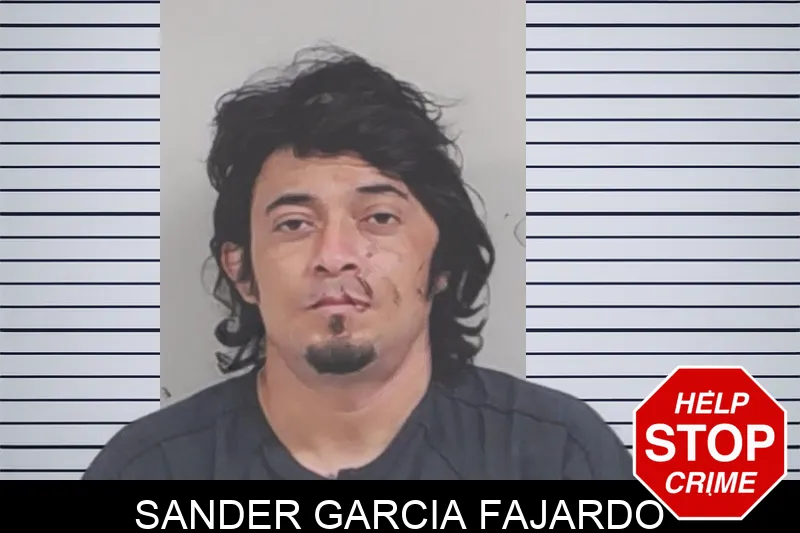 Sander Garcia Fajardo mugshot