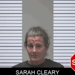 Sarah Cleary Mugshots
