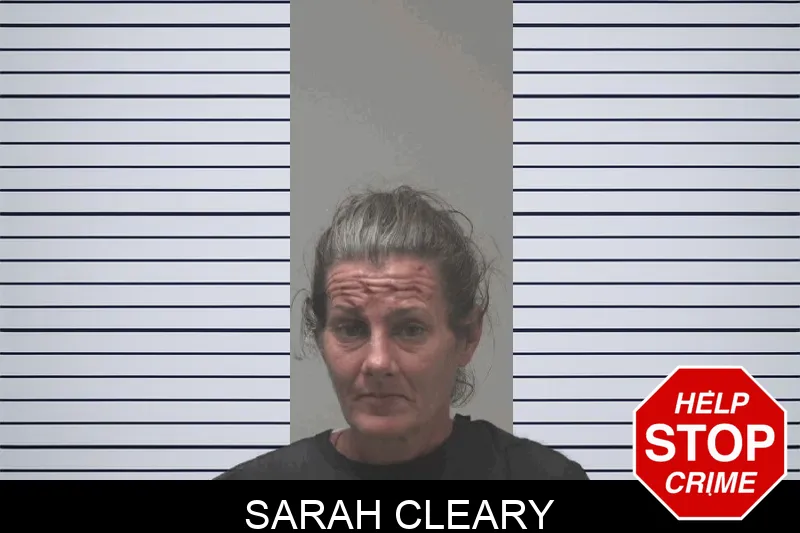 Sarah Cleary Mugshots