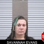 Savannah Evans Mugshots
