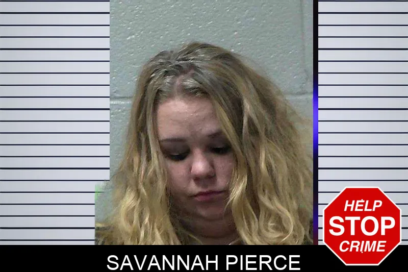 Savannah Pierce Mugshots