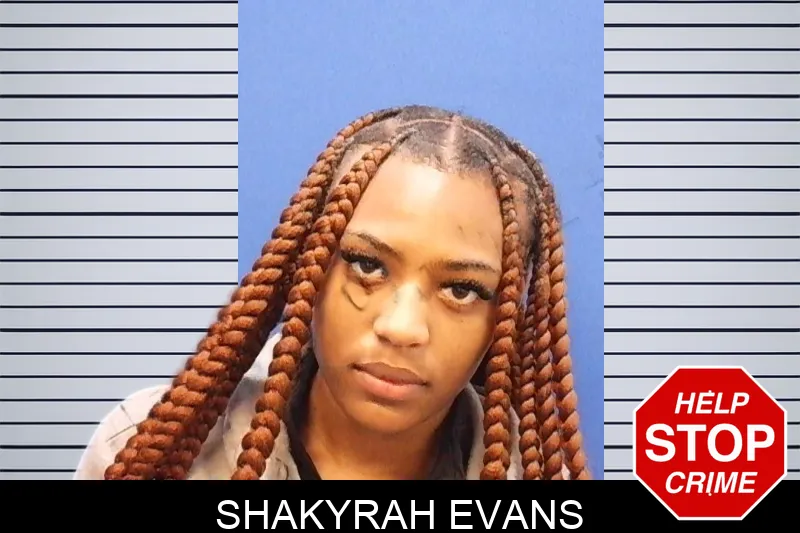 Shakyrah Evans Mugshots