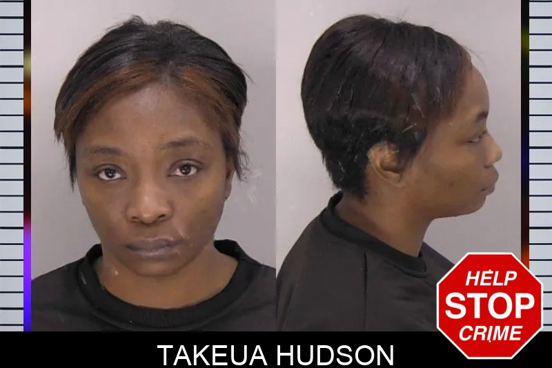 Takeua Hudson Mugshots