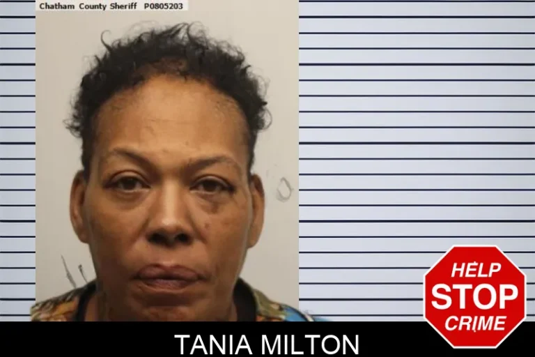 Tania Milton mugshot – Chatham County , Georgia Tania Milton