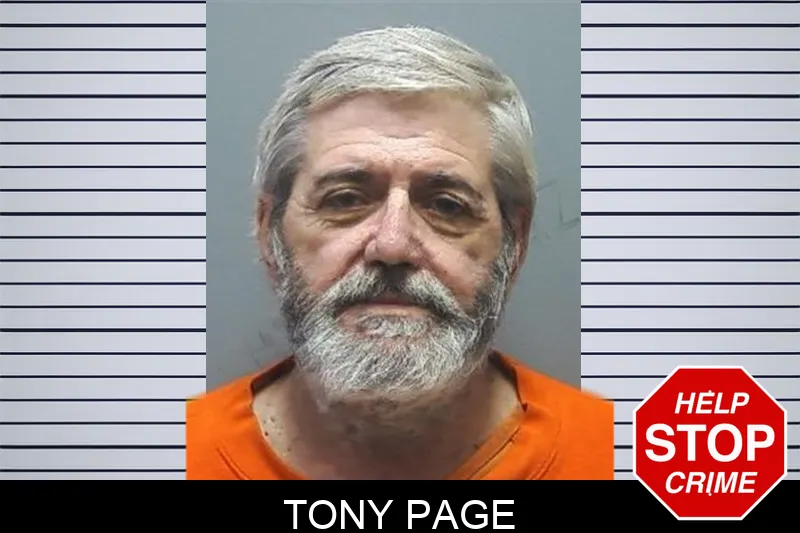 Tony Page Mugshots