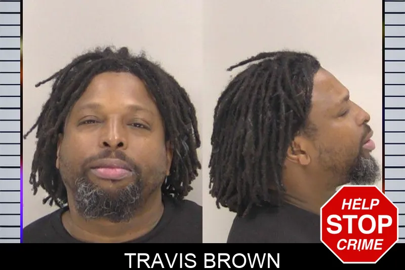 Travis Brown mugshot